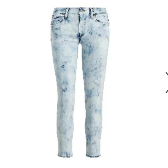 Polo Ralph Lauren Skinny Crop Bleached Woman's Jeans. Sz: 25. EUC - Picture 2 of 12